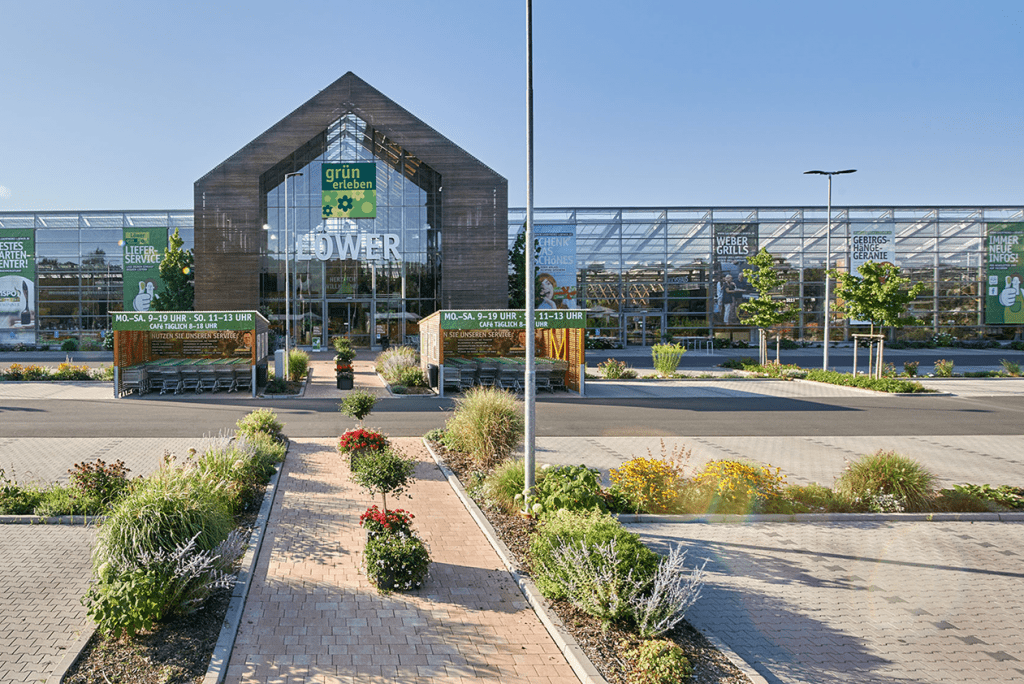 Löwser Gartencenter Eingang - Digitale Lösungen Gartencenter
