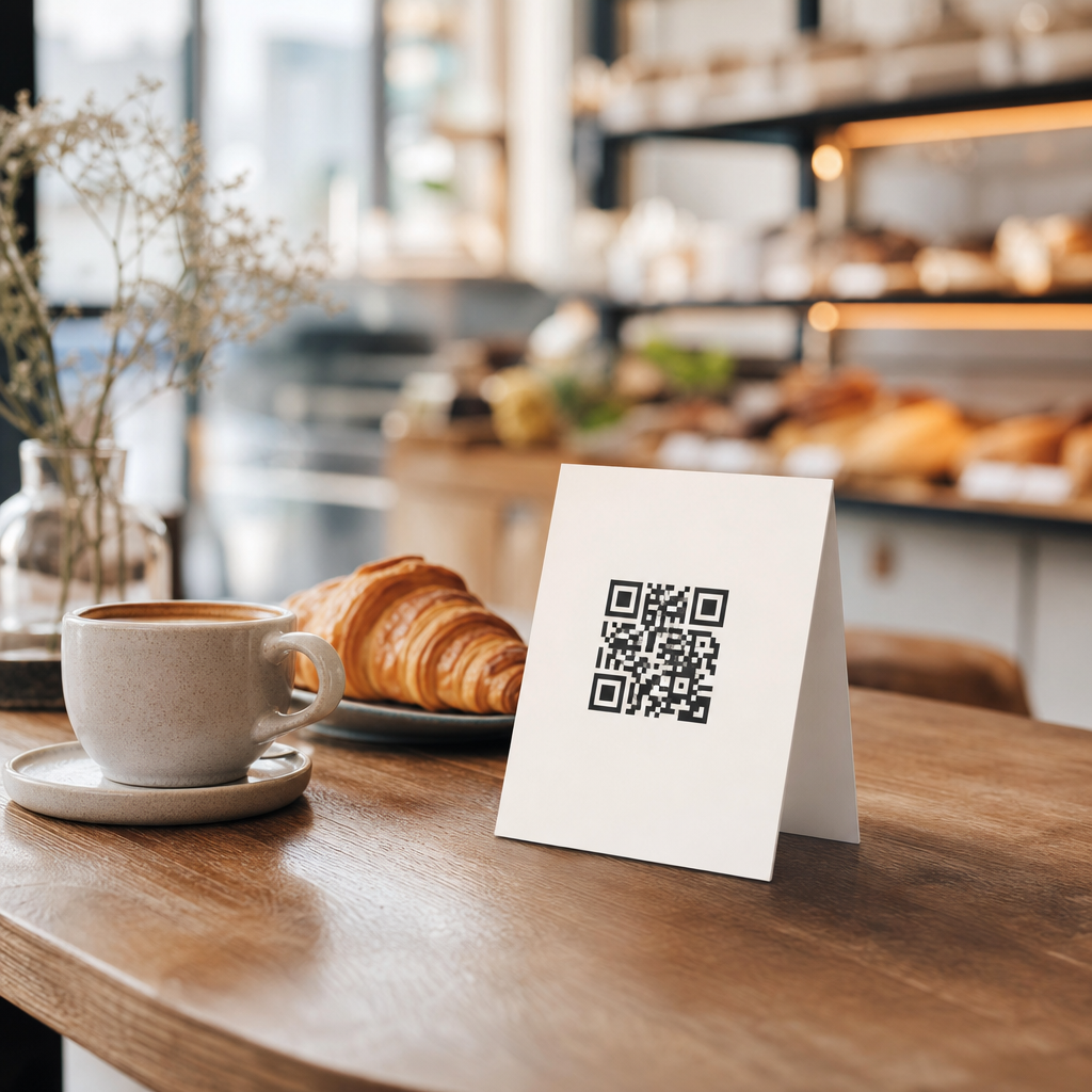 QR Code am Tisch